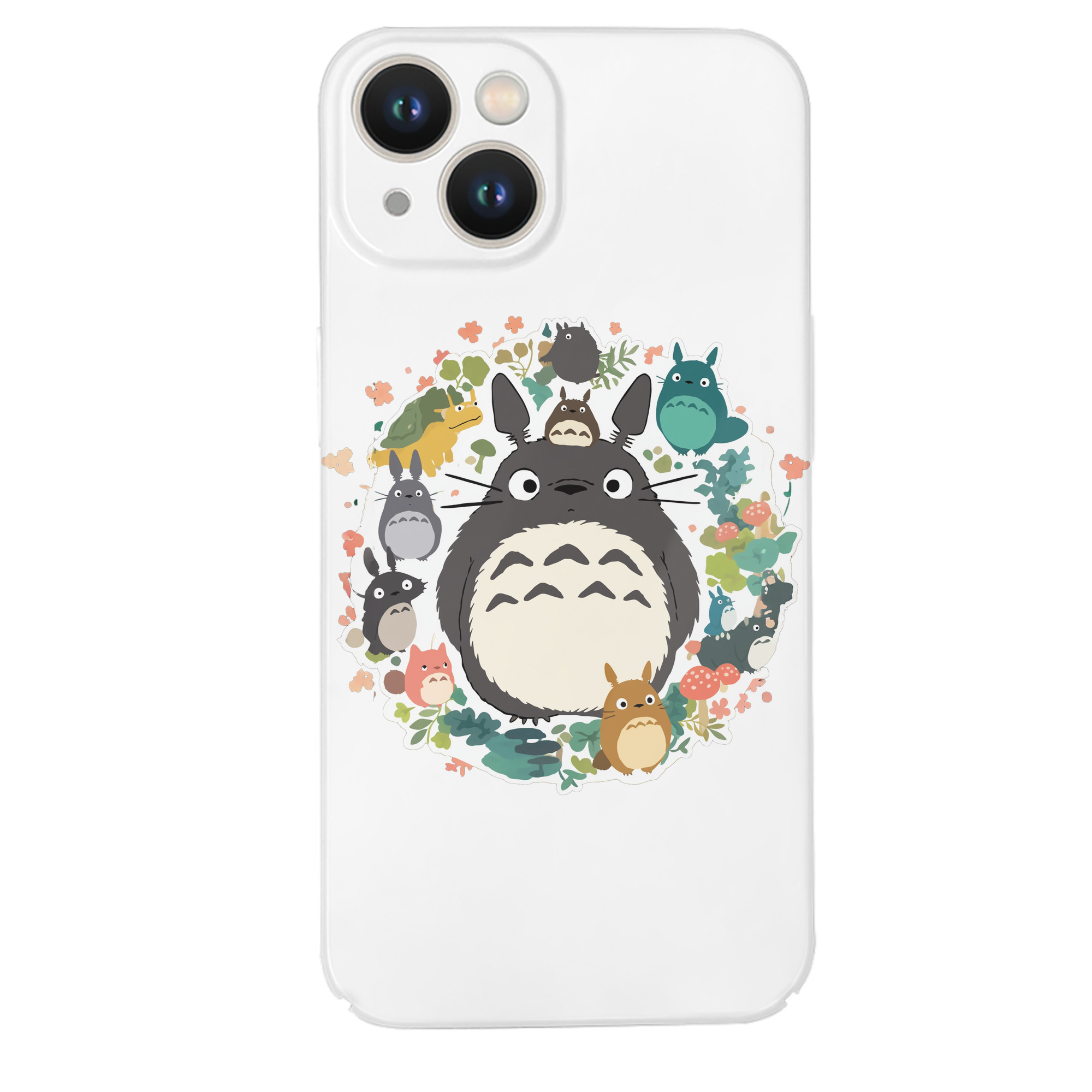 （画像用） となりのトトロ 草壁メイ 草壁サツキ My Neighbor Totoro Satsuki Kusakabe Mei Kusakabe 【iPhone 14シリーズ対応】ハードケース